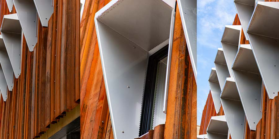 285 Grand Street Building Facade